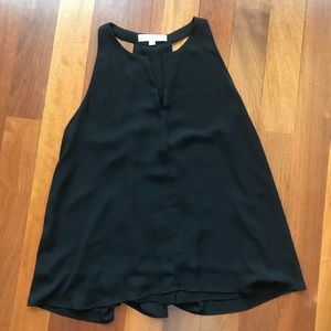 LOFT Black Trapeze T-Black Tank Top- Size L